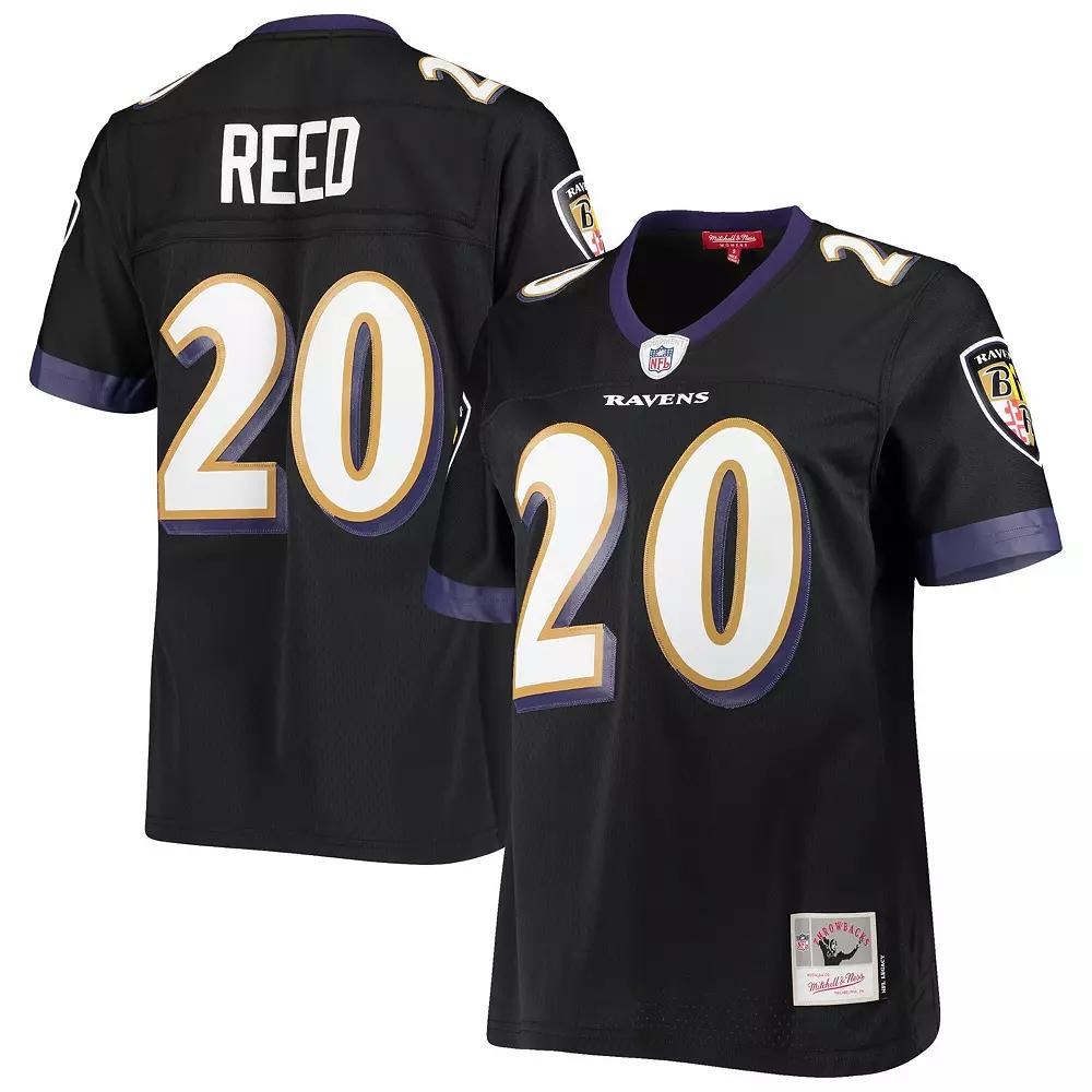 Women's Mitchell & Ness Ed Reed Black Baltimore Ravens Legacy Replica Team Jersey, Size: Small Product Image