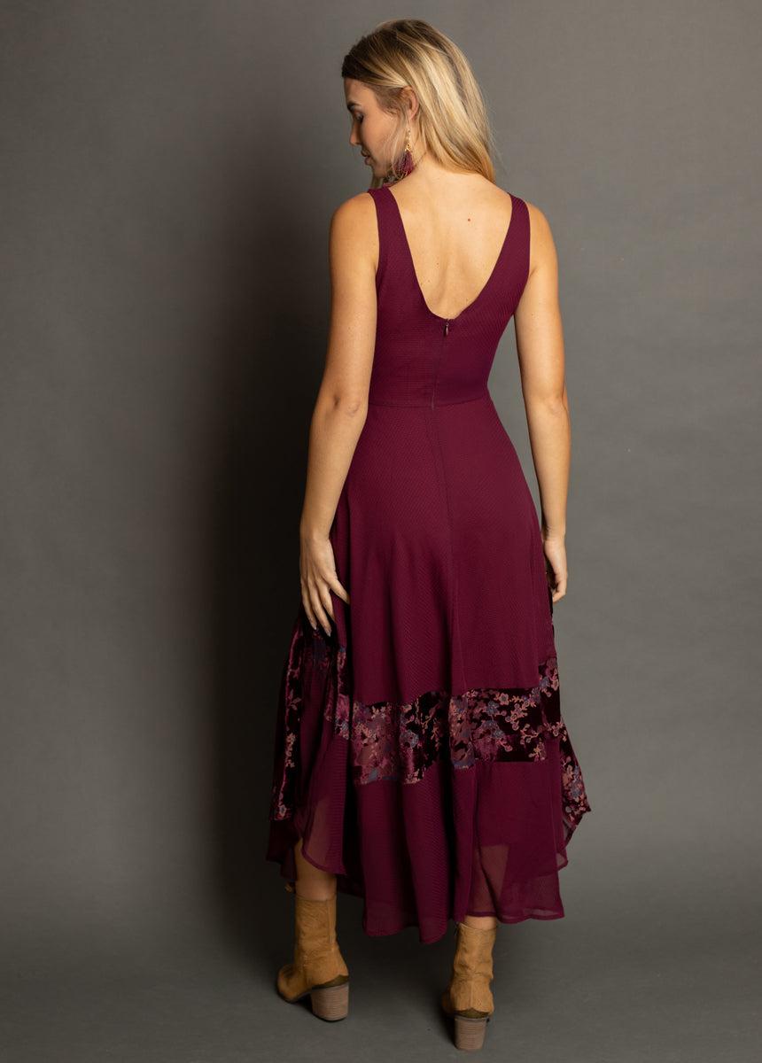 Nahri Dress in Berry Female Product Image