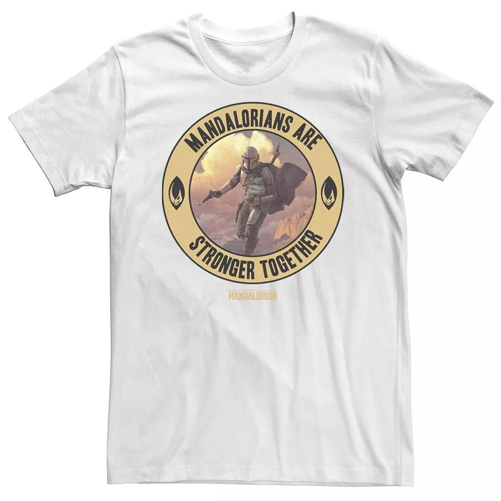 Men's Star Wars: The Mandalorian Mandalorians Stronger Together Tee,  Product Image