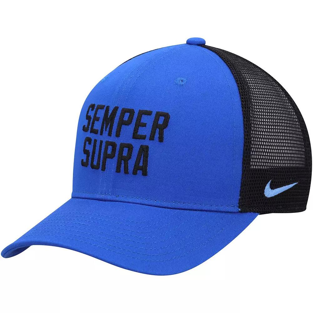 Men's Nike Royal Air Force Falcons Space Force Rivalry Classic99 Trucker Snapback Adjustable Hat, Afa Blue Product Image