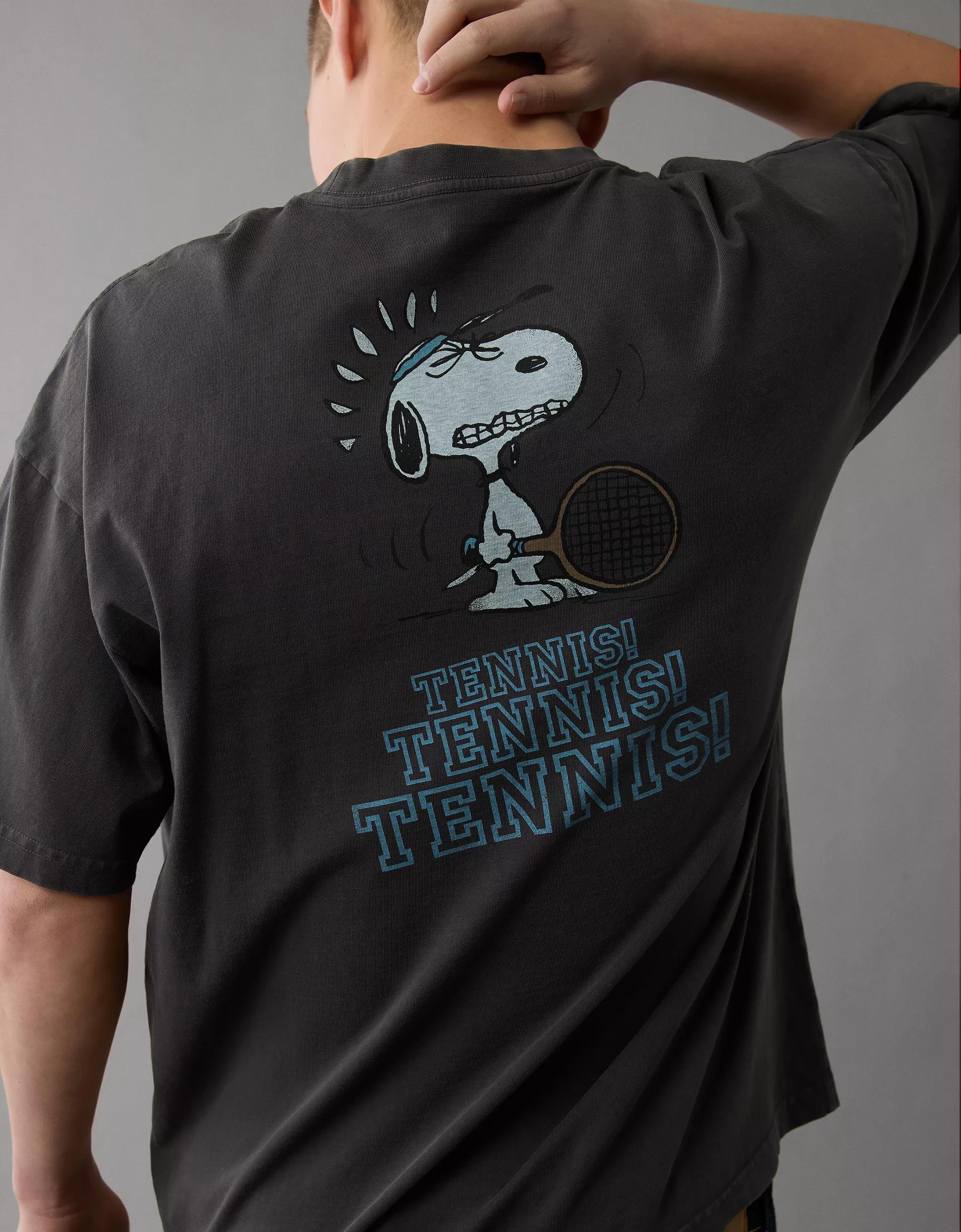 AE Boxy Snoopy Graphic T-Shirt Product Image