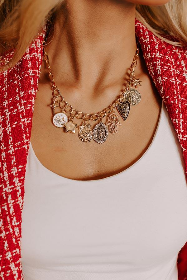 Boho Vibe Charm Necklace Product Image