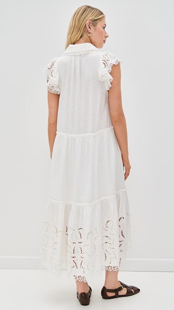 Sea Marja Embroidery Flutter Sleeve Dress | Shopbop Product Image