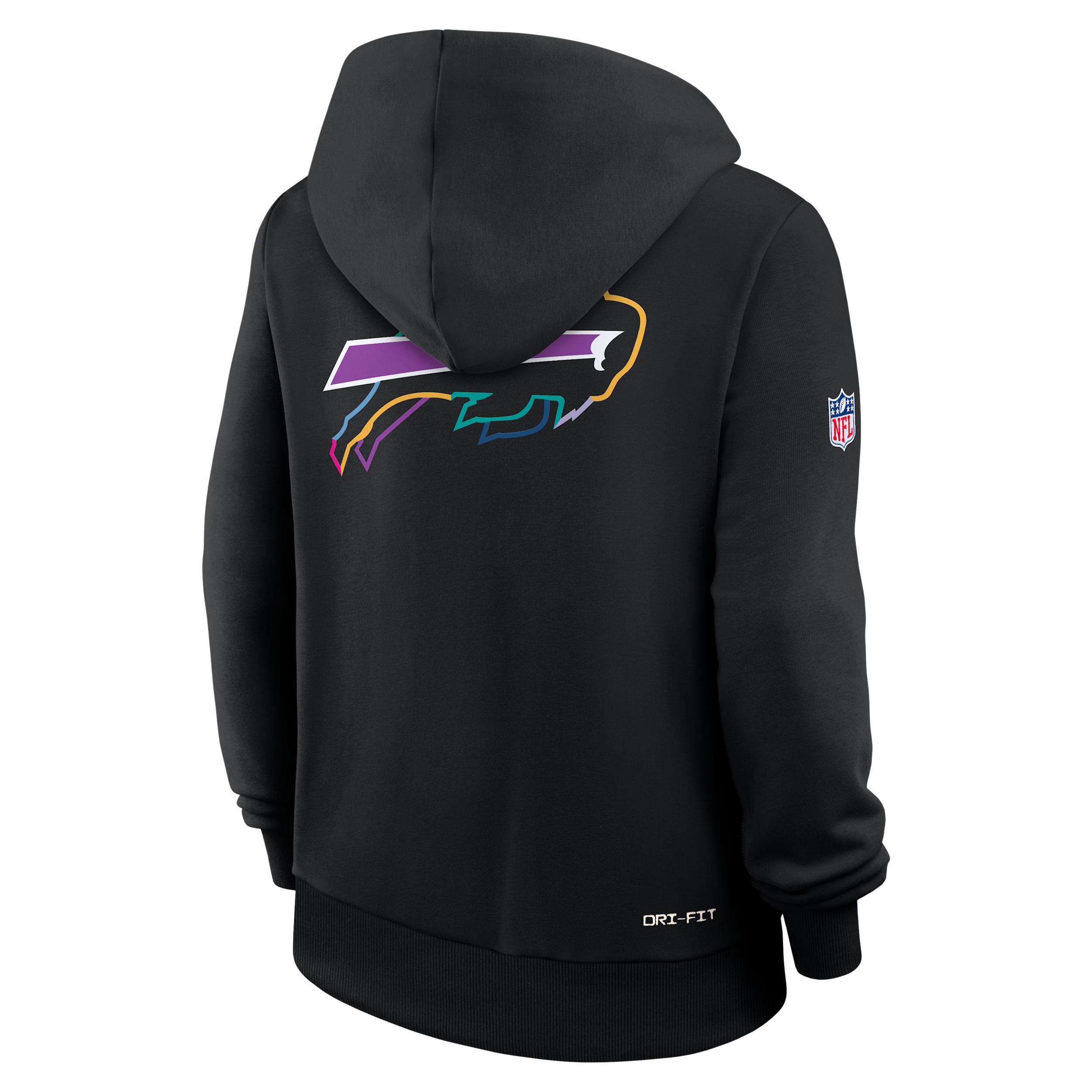 Buffalo Bills Crucial Catch Women's Nike Dri-FIT NFL Pullover Hoodie Product Image