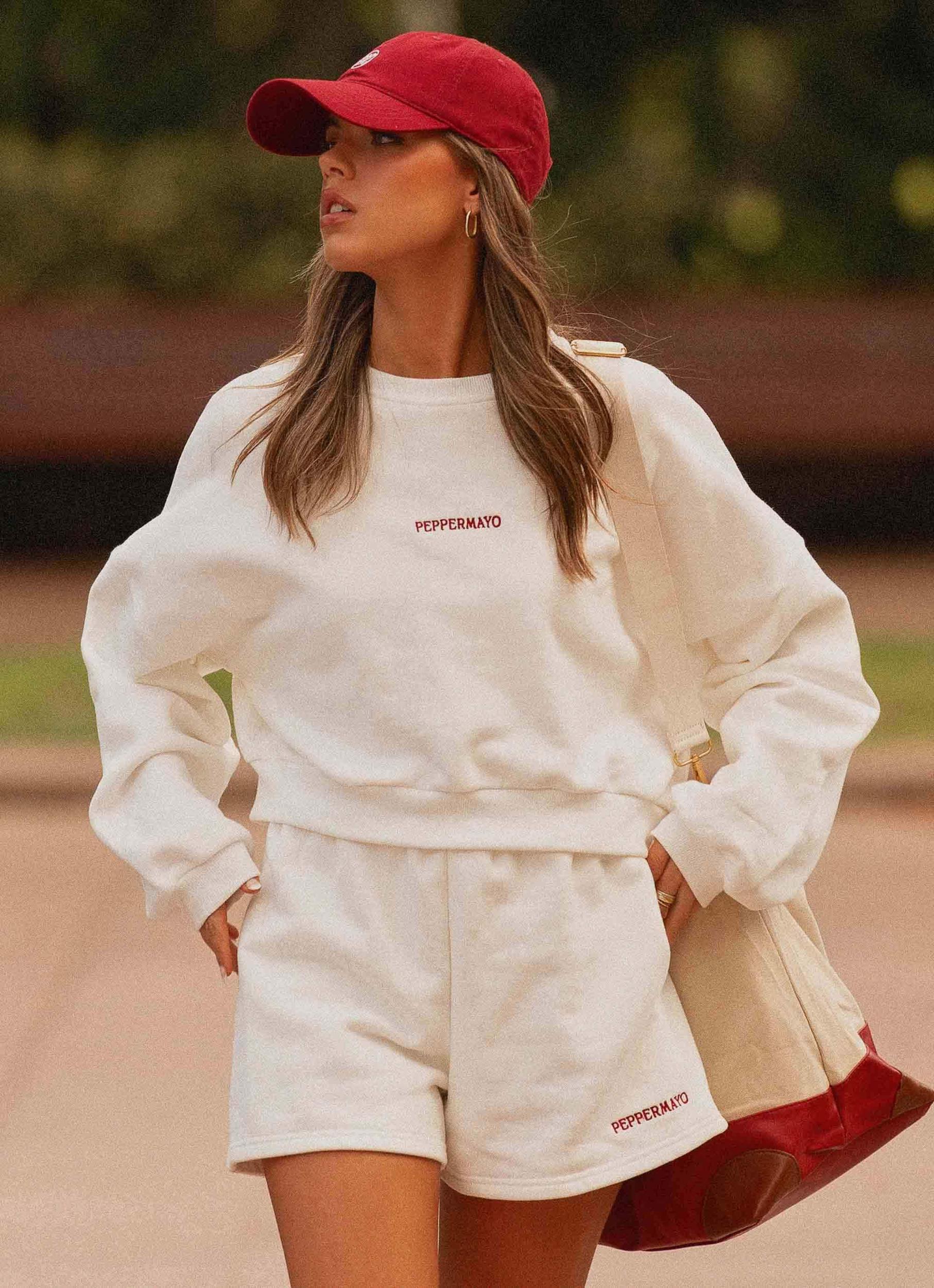 Signature Sweatshorts - Ivory Product Image