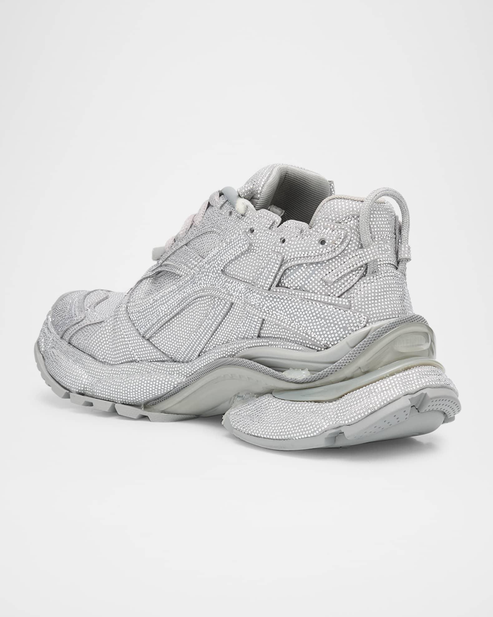 Men's Runner Rhinestone-Embellished Fashion Sneakers Product Image