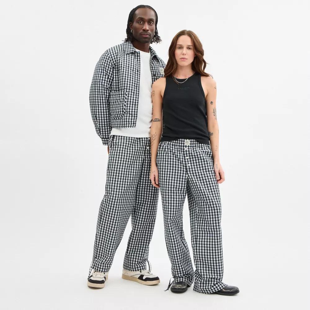 Coachtopia Loop Gingham Pants Product Image