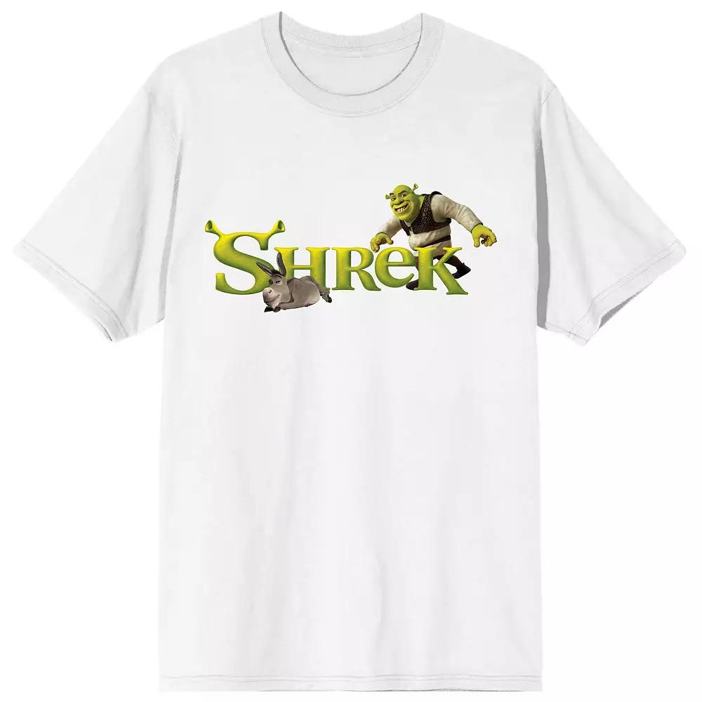 Men's Shrek Donkey & Shrek Movie Short Sleeve Graphic Tee,  Product Image
