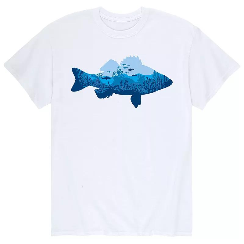 Men's Underwater Fish Fill Tee,  Product Image