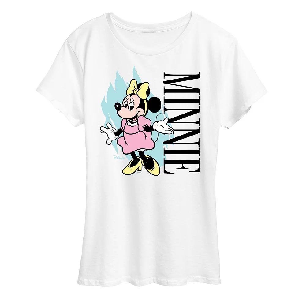 Disney's Minnie Mouse Retro Paint Swatch Graphic Tee, Women's,  Product Image