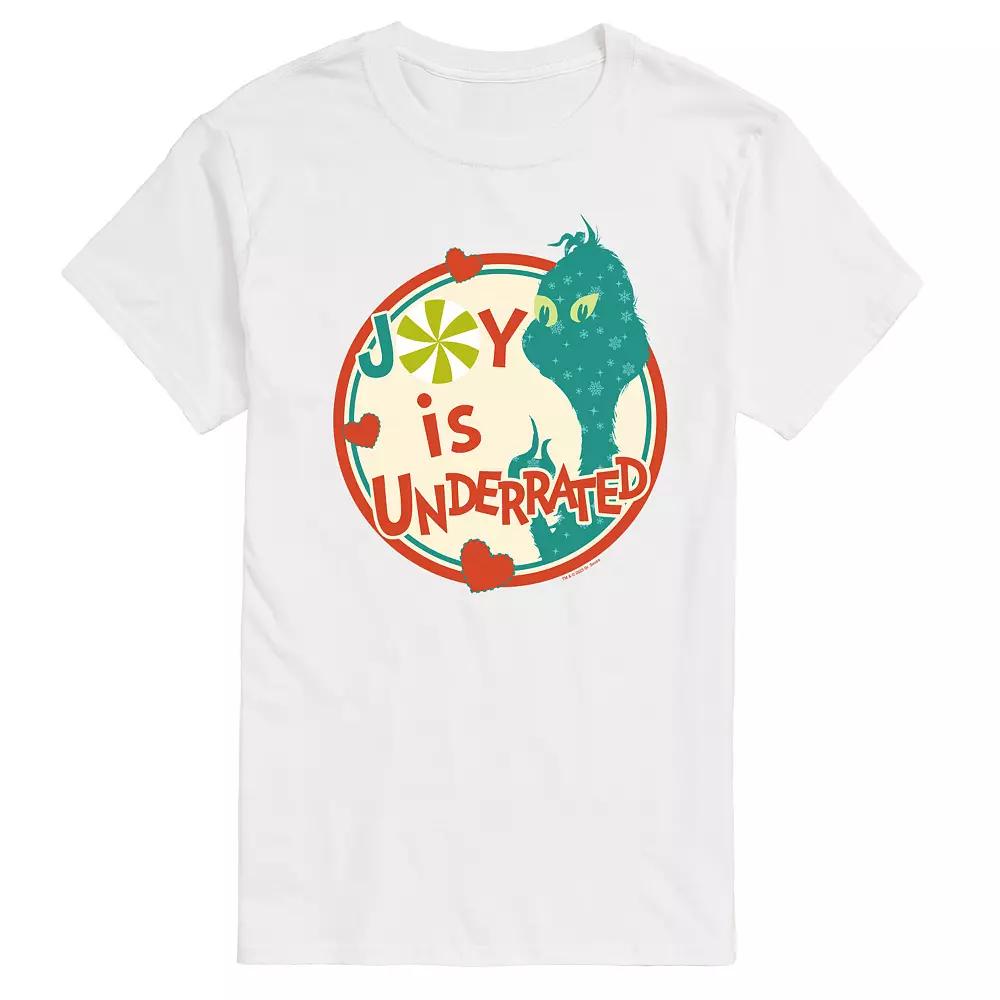 Men's Dr. Seuss The Grinch Joy Is Underrated Graphic Tee,  Product Image