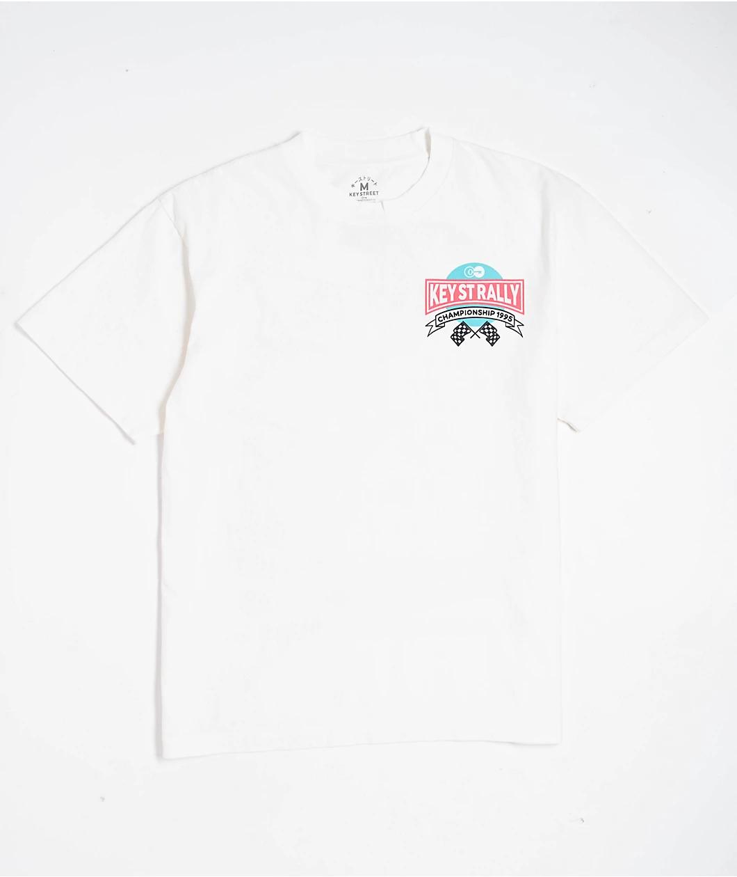 Key Street Arcade White T-Shirt Product Image