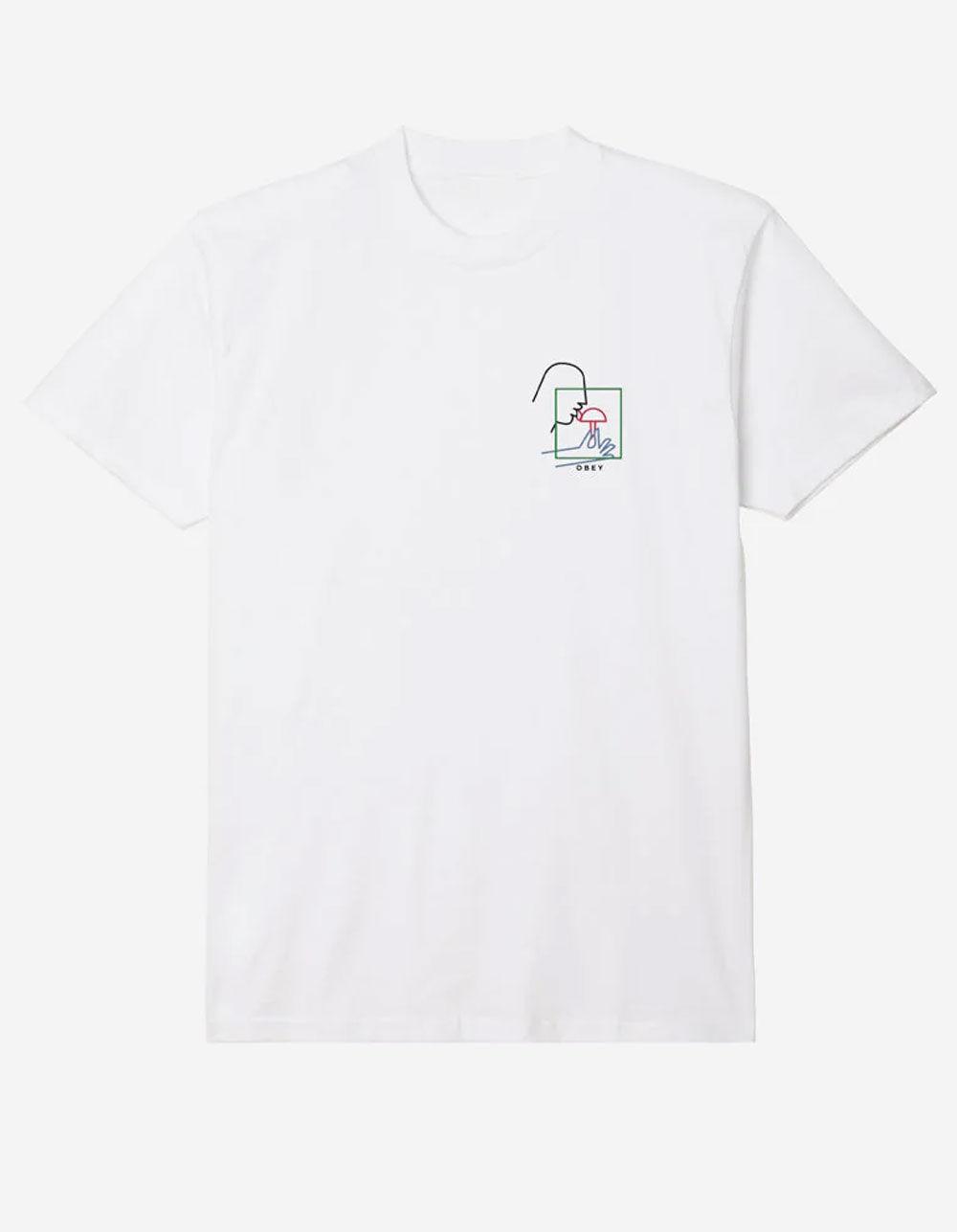 OBEY Taste Test Classic Mens Tee - WHITE Product Image