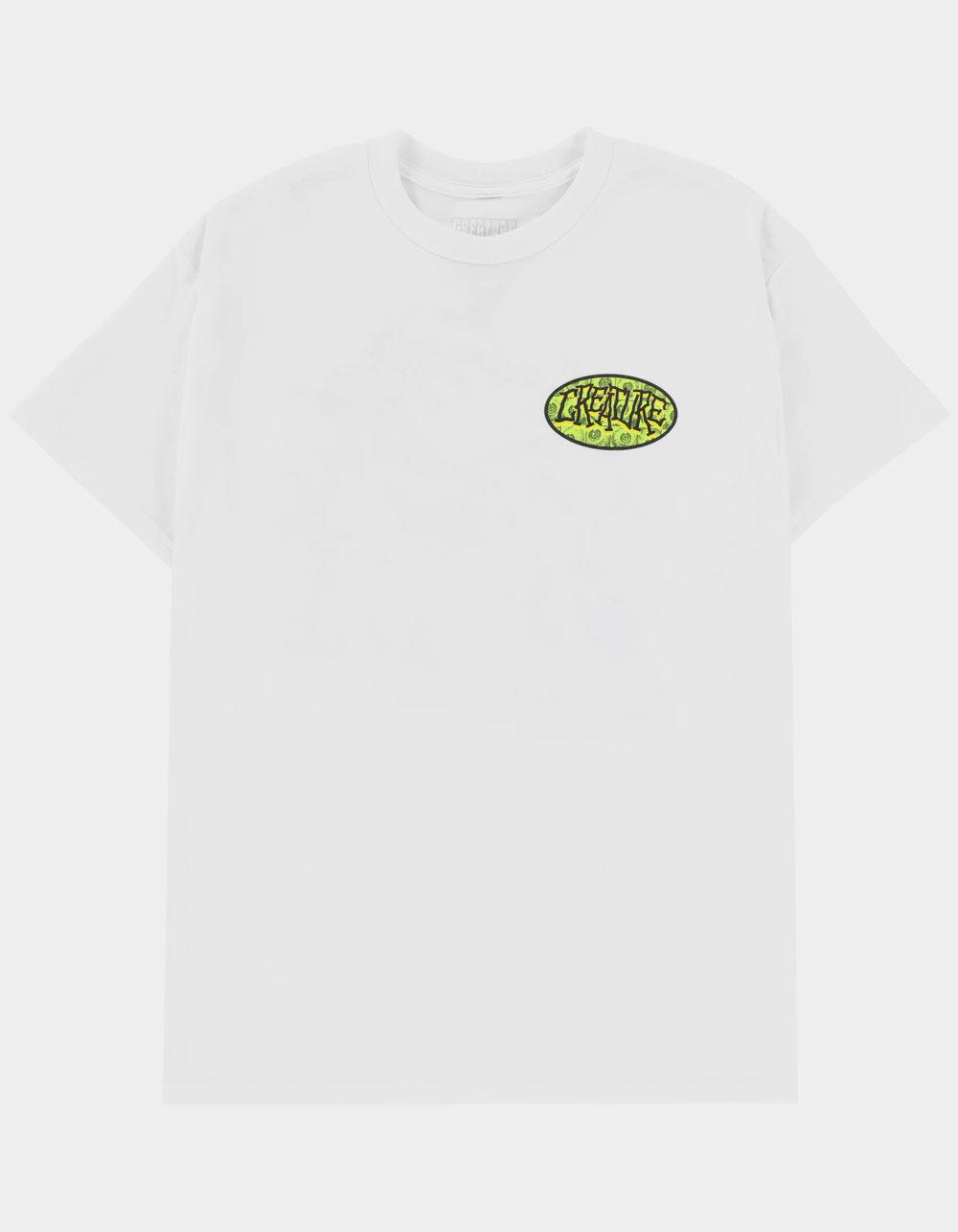 CREATURE Crash And Burn Mens Tee - WHITE Product Image