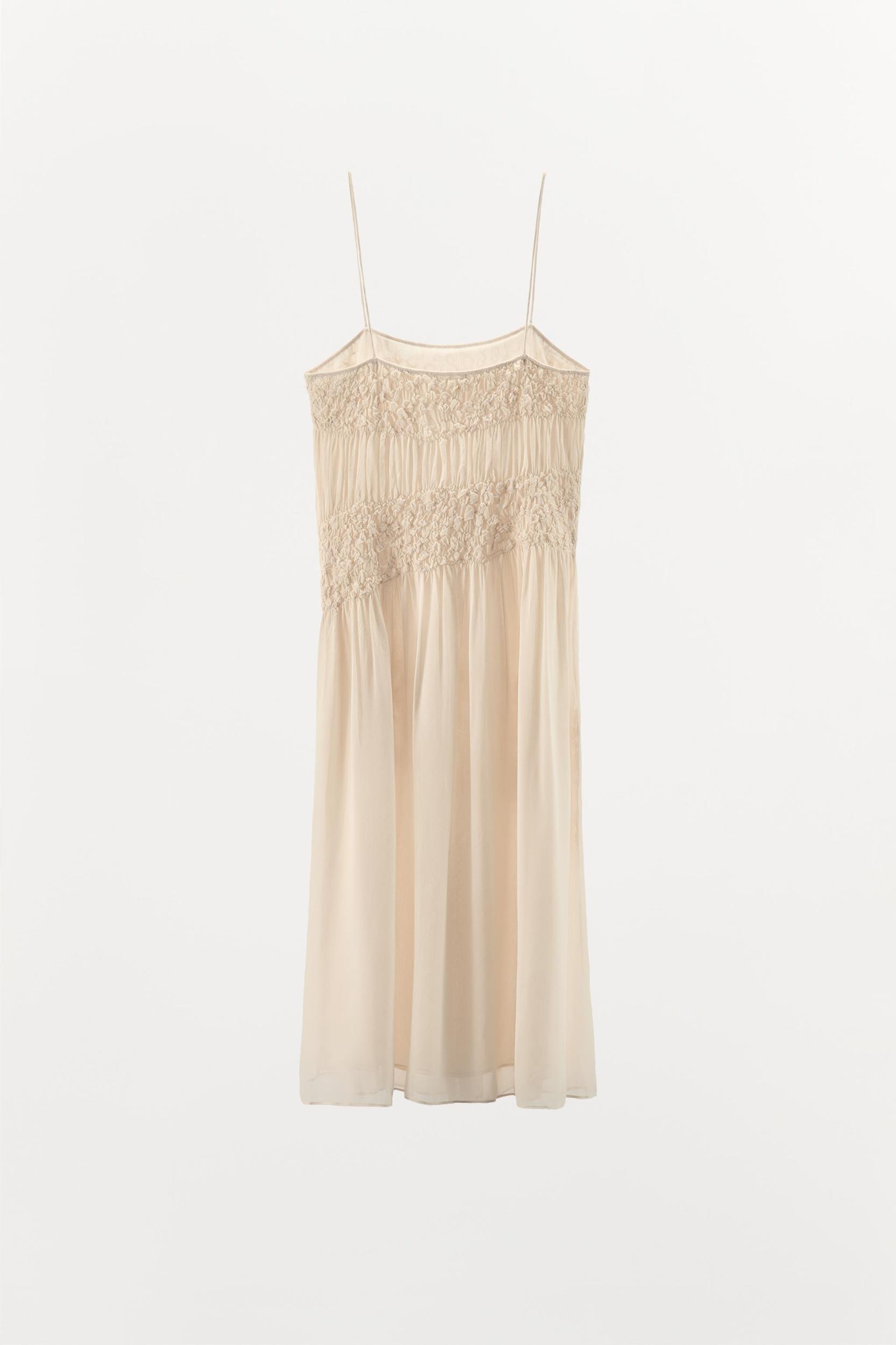 PLEATED STRAP DRESS Product Image