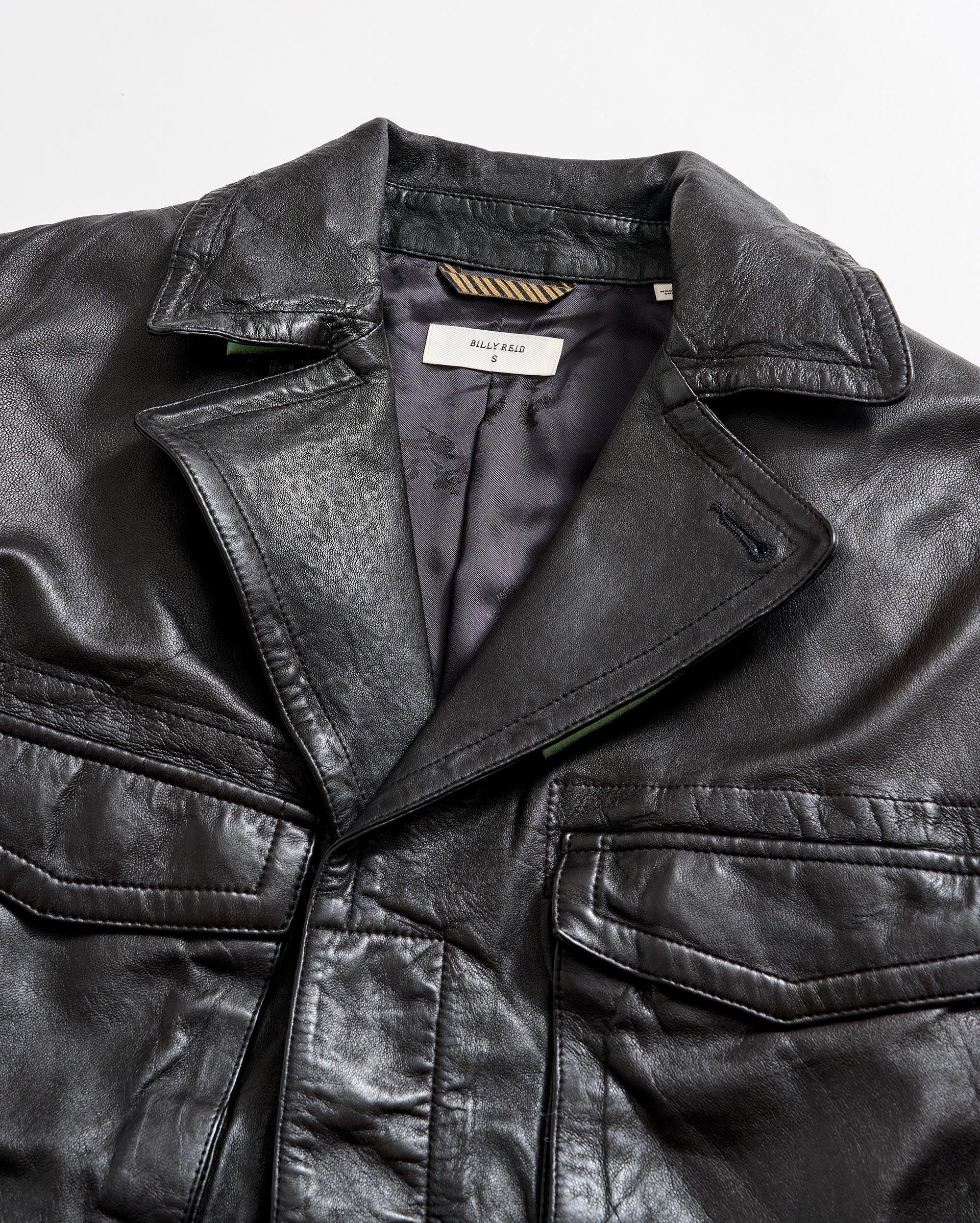 Leather Field Jacket -  Product Image
