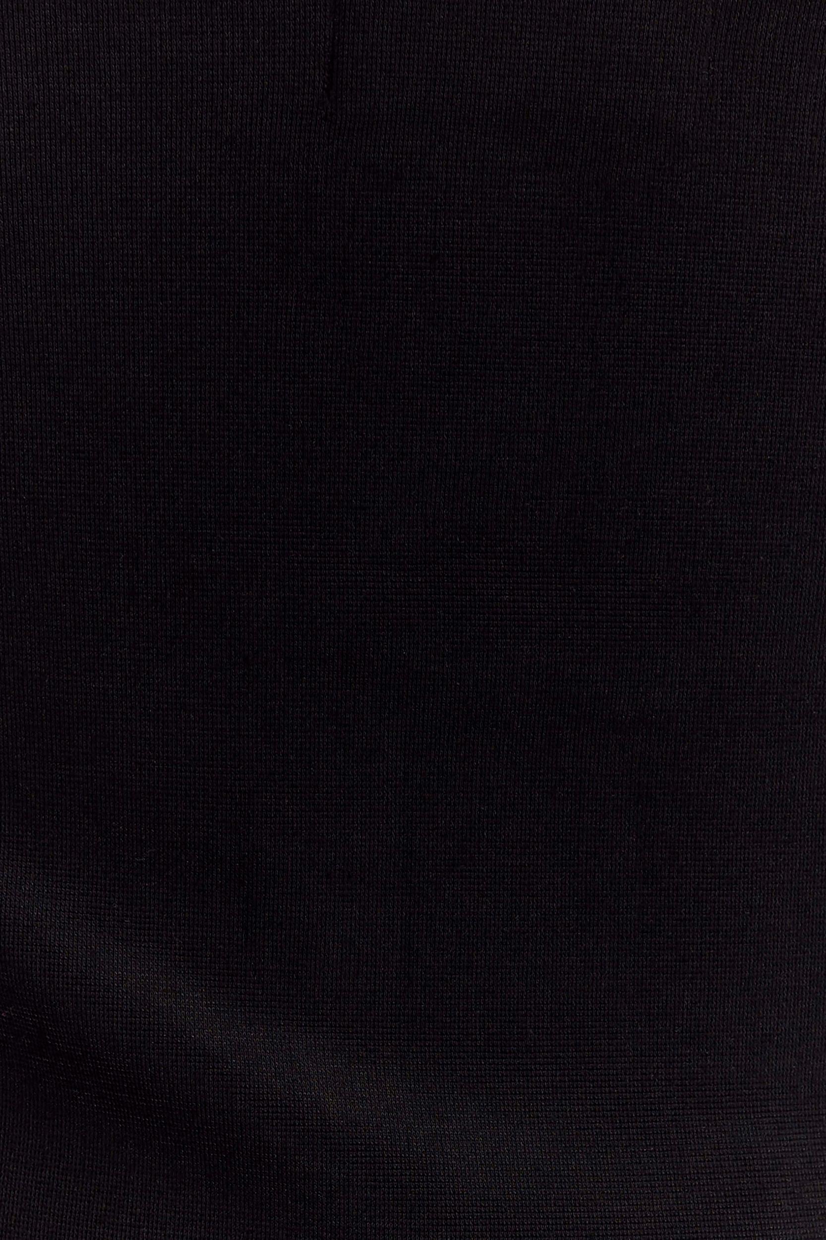 Selena Scalloped Jersey Halter Top - Black Product Image