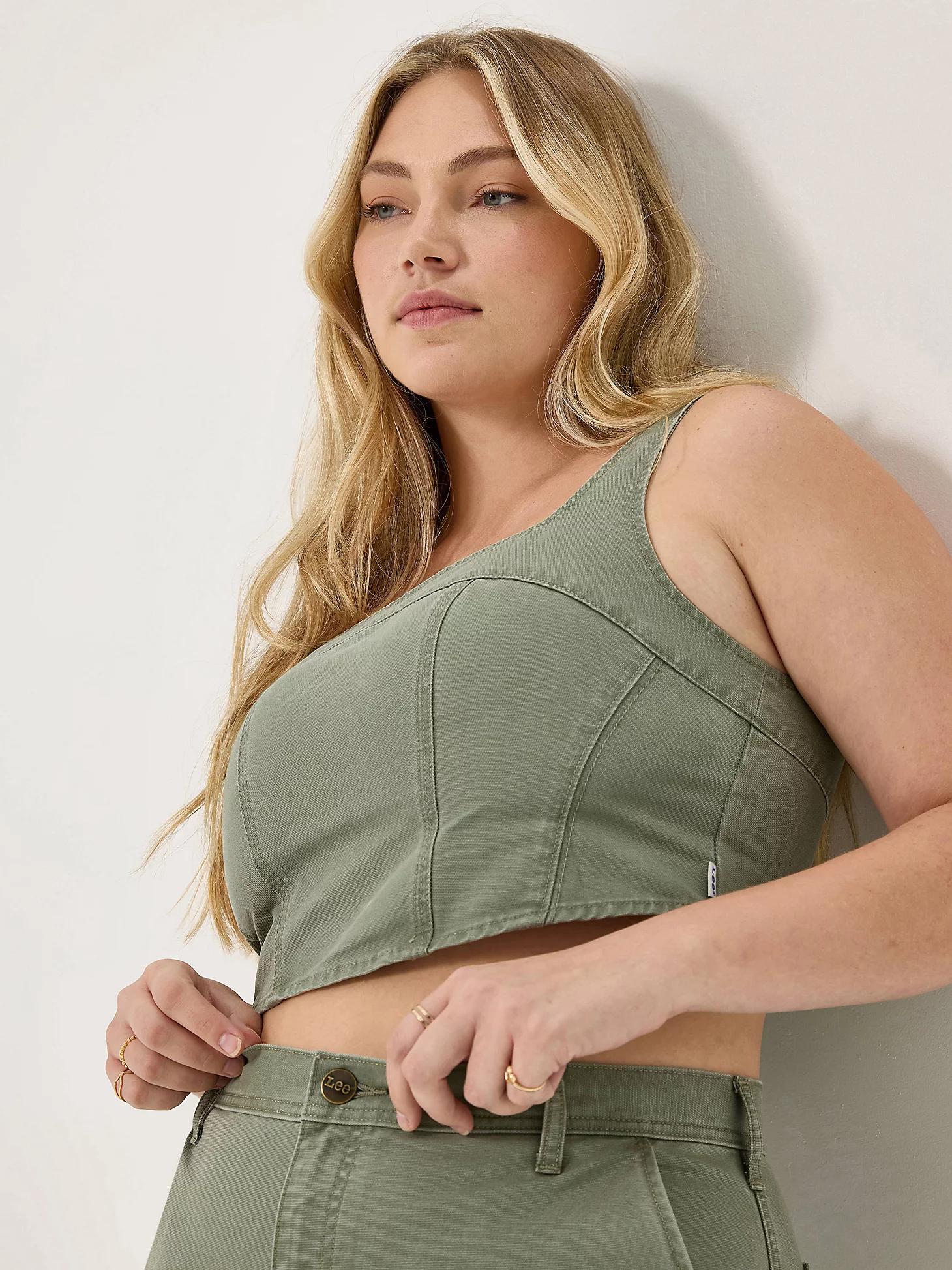 Women's Slim Corset Tank | Women's Tops & Tees | Lee® Product Image