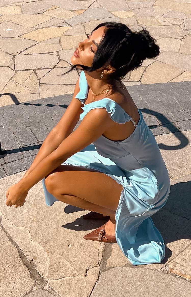 Wendy Blue Maxi Dress Product Image