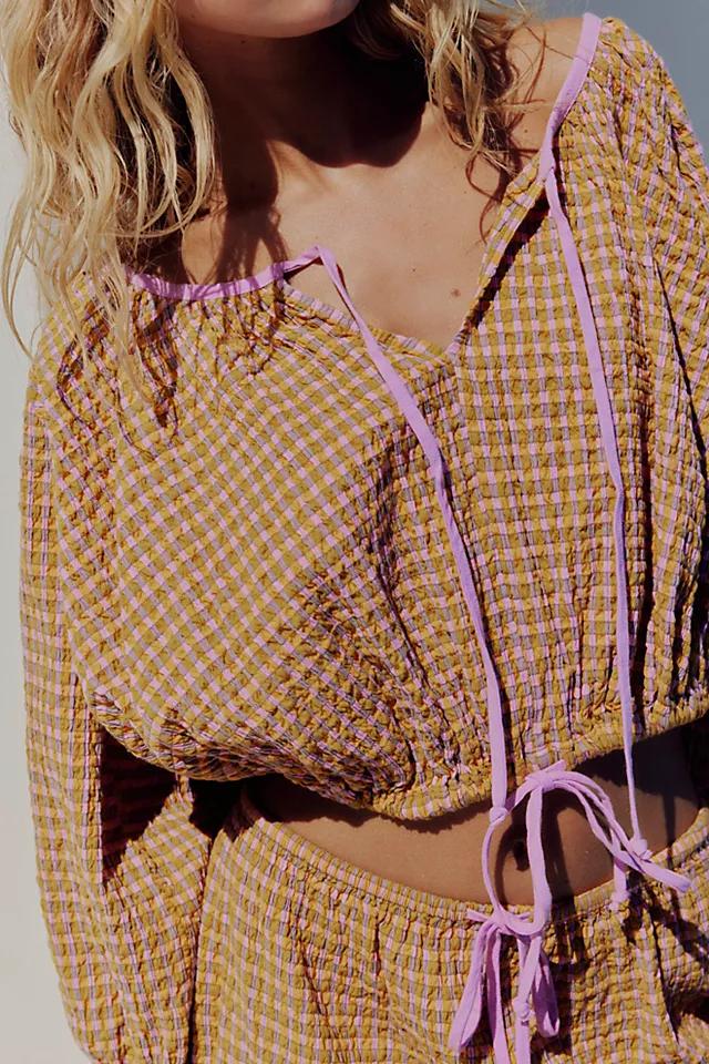 Clara Plaid Top Product Image