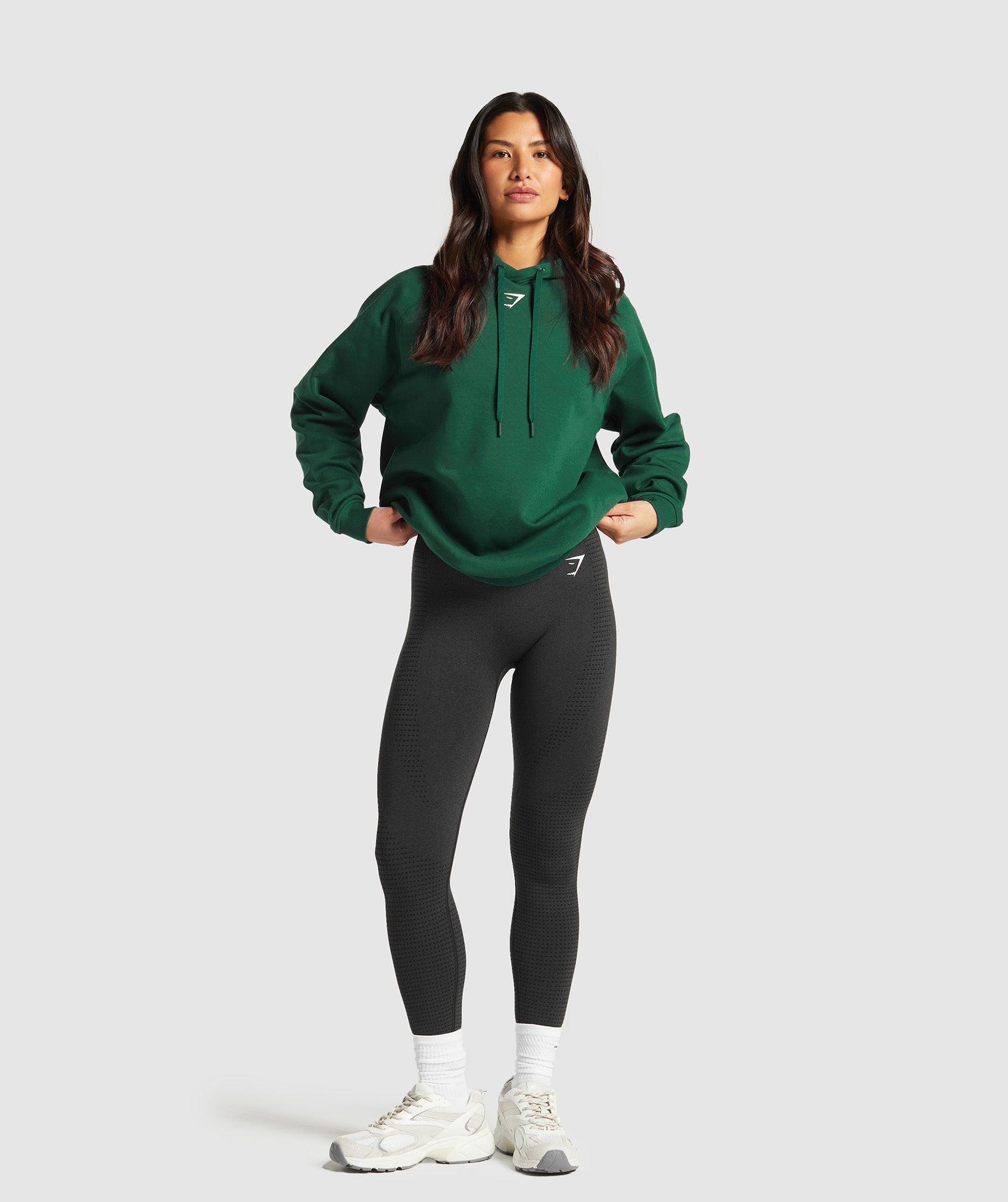 Gymshark Fraction Hoodie - Conditioning Green Female Product Image