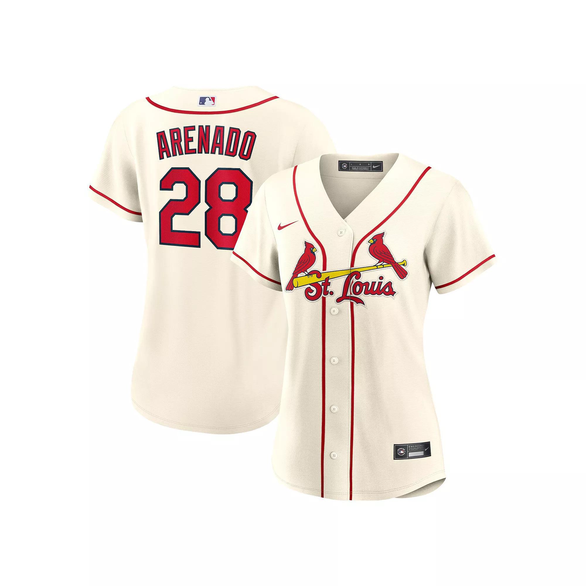 Women's Nike Nolan Arenado Cream St. Louis Cardinals Alternate Replica Player Jersey,  Product Image