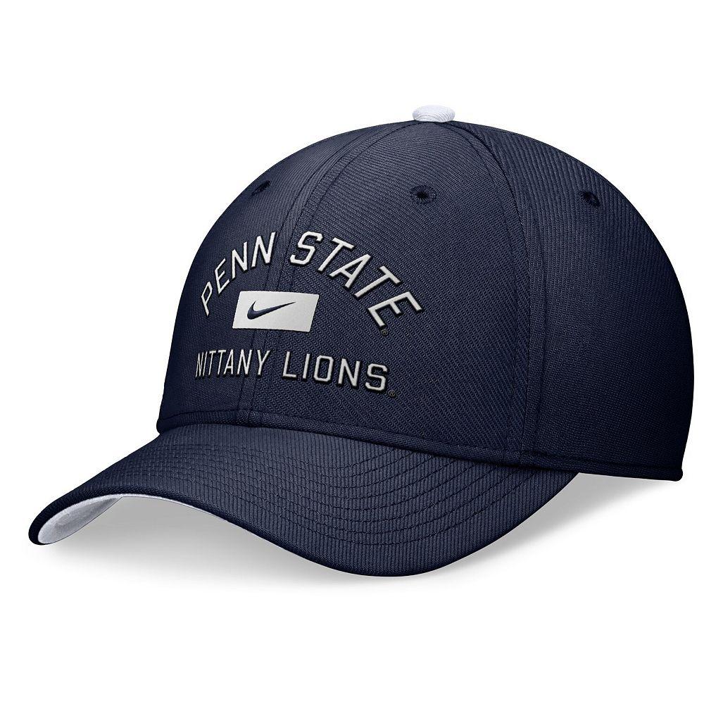 Men's Nike Navy Penn State Nittany Lions Primetime Rise Swoosh Flex Hat,  Product Image