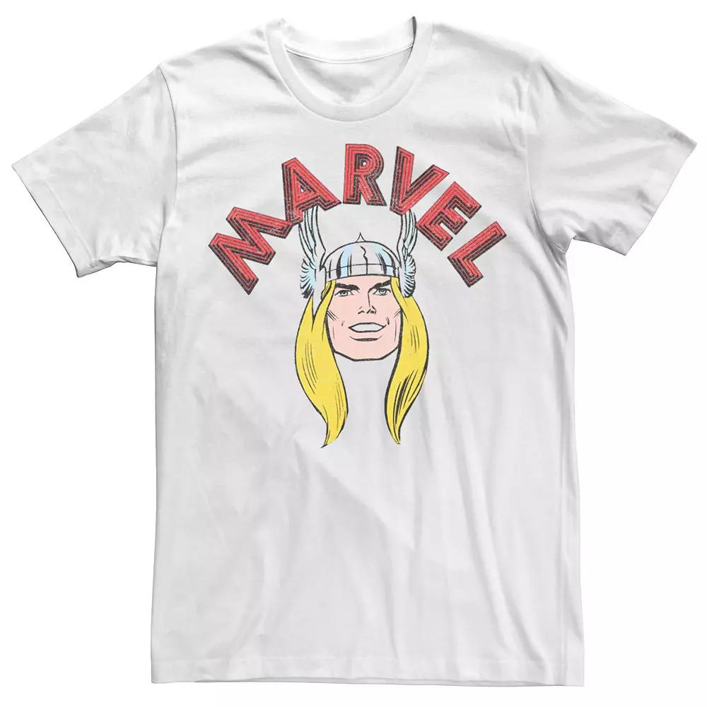 Men's Marvel Avengers Classic Thor Portrait Tee, Size: Medium, White Product Image