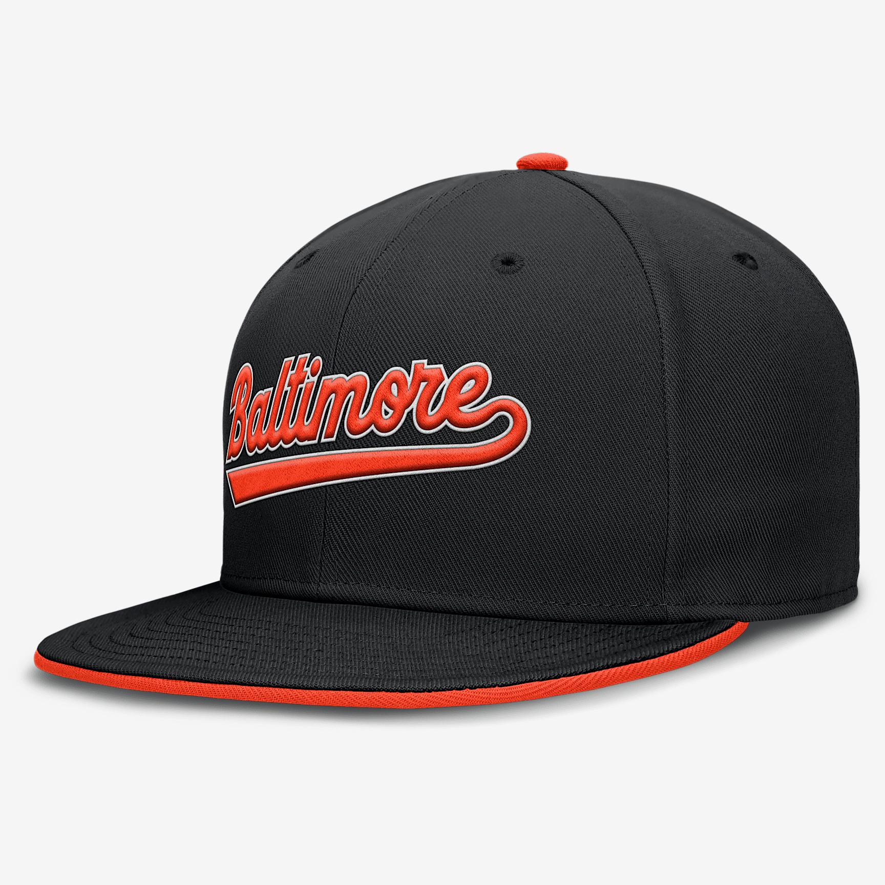 Baltimore Orioles True Men's Nike Dri-FIT MLB Fitted Hat Product Image