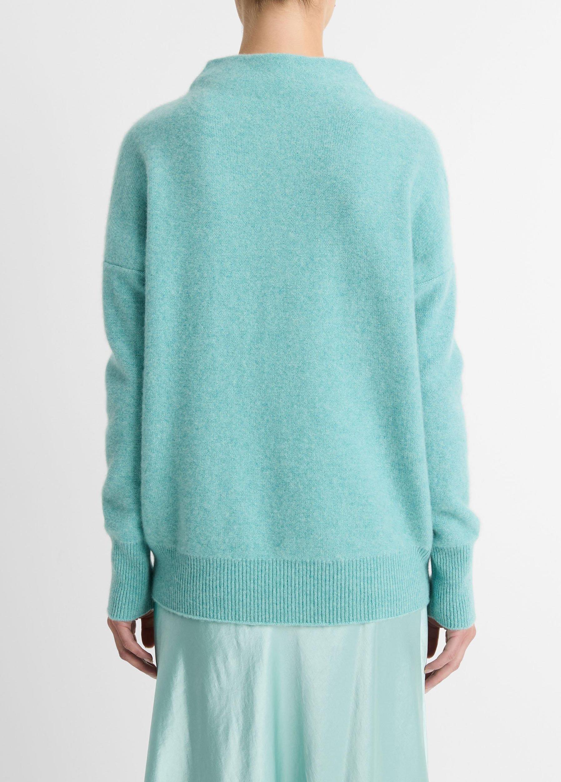 Plush Cashmere Funnel-Neck Sweater Product Image