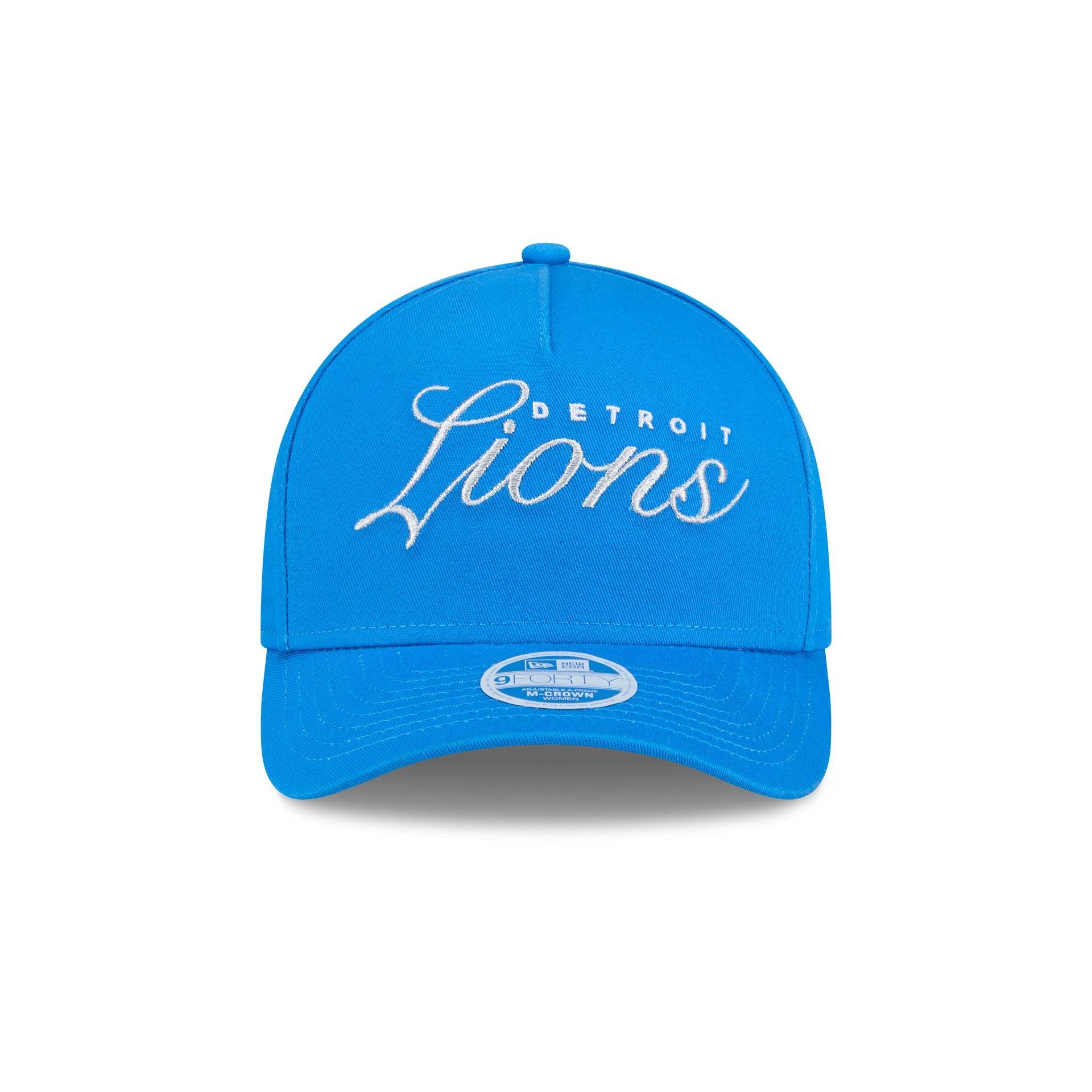 Detroit Lions Metallic Women's 9FORTY M-Crown A-Frame Snapback Hat Female Product Image