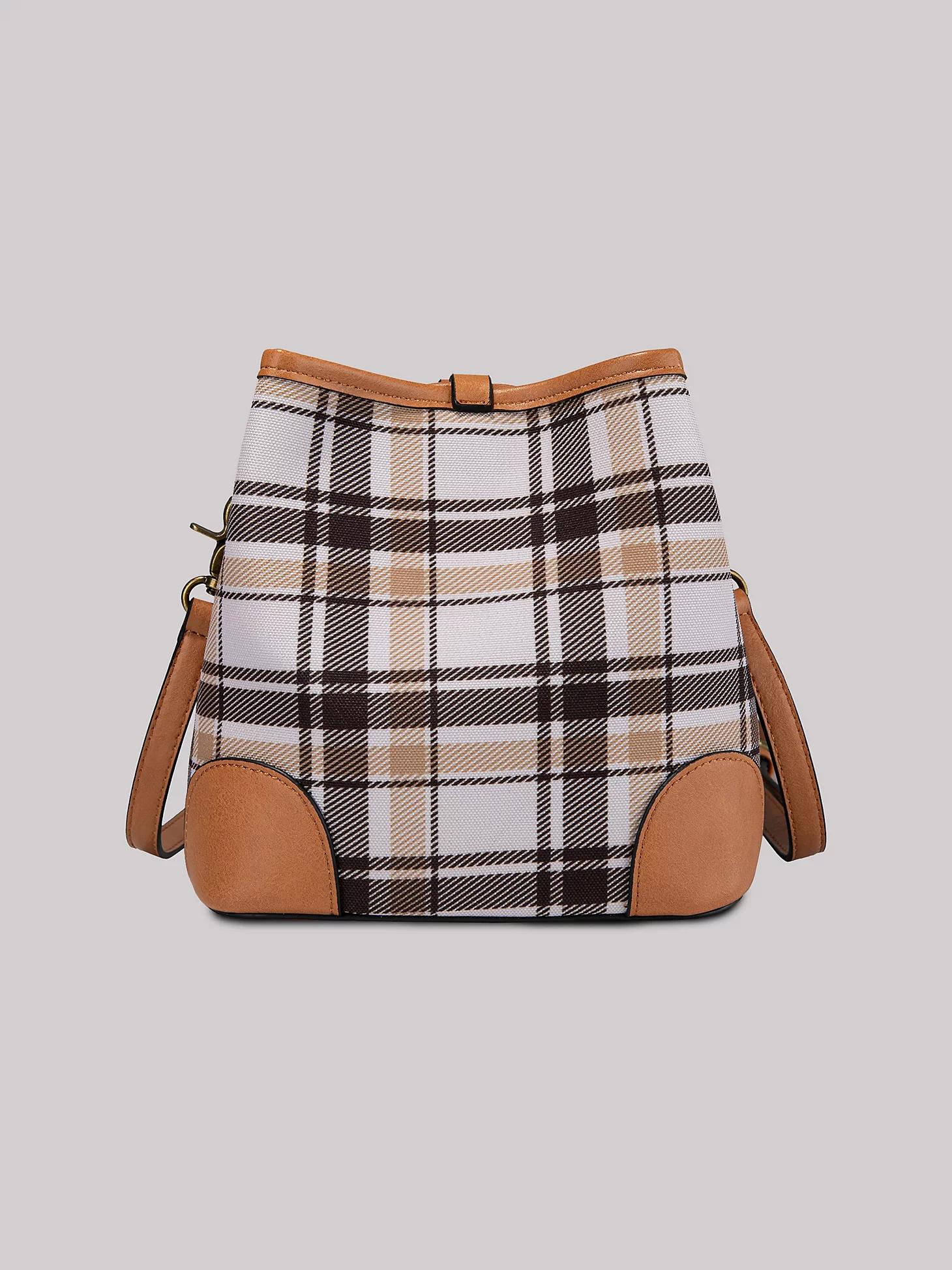 Women's Plaid Logo Handbag | Women's Luggage & Accessories | Lee® Product Image