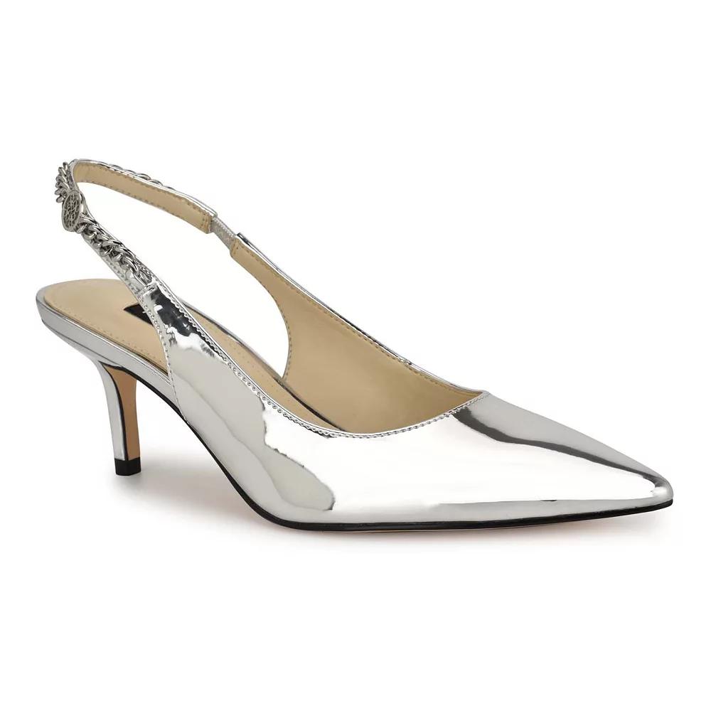 Nine West Annae Pointy Toe Slingback Women's Dress Pumps,  Product Image