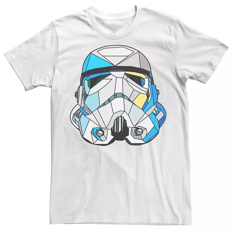 Men's Star Wars Stained Glass Style Stormtrooper Helmet Tee,  Product Image