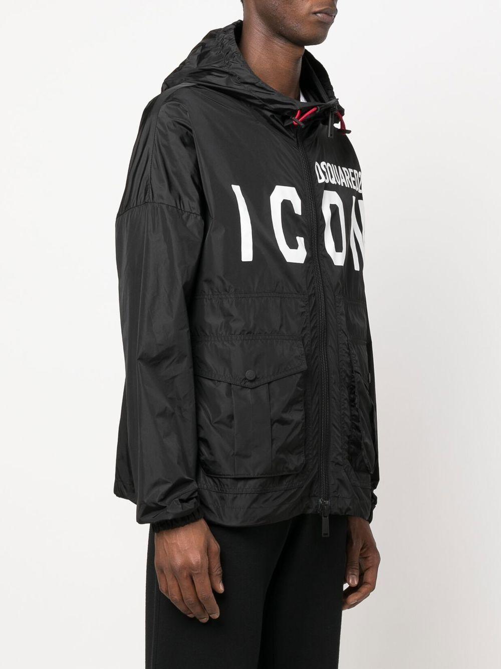 Icon colour-block logo-print jacket Product Image