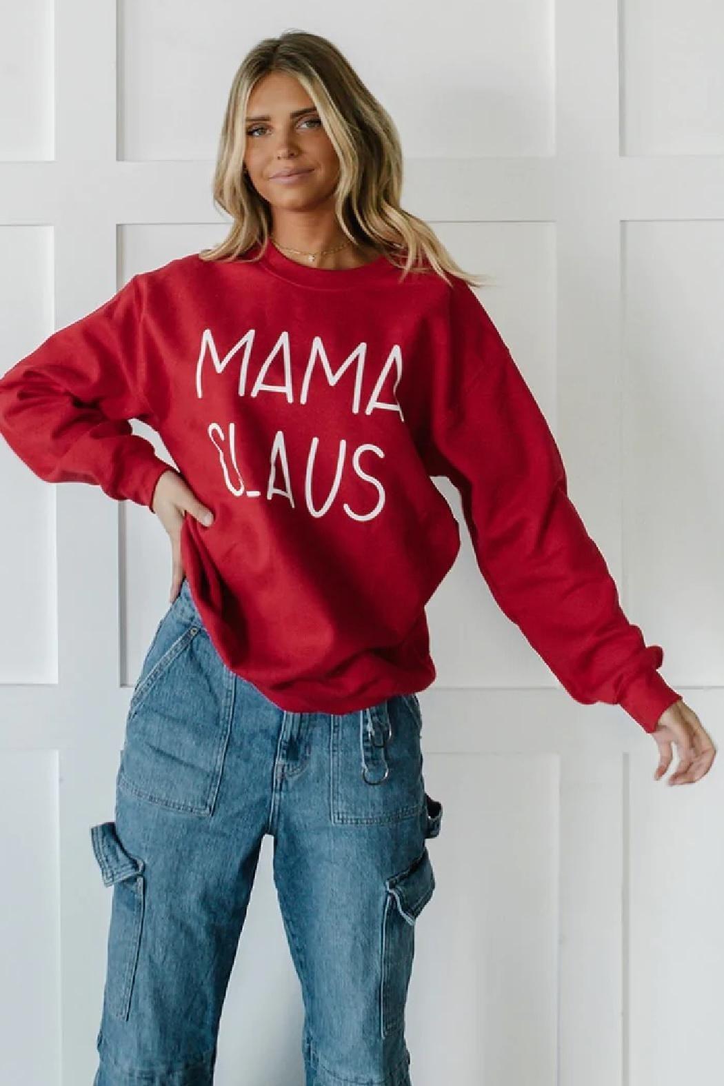 Mama Claus Sweatshirt Product Image