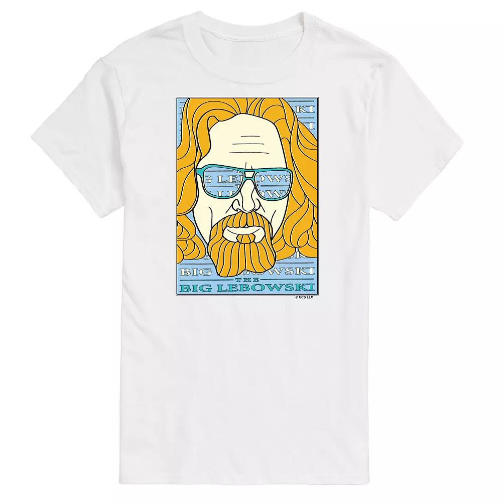 Big & Tall The Big Lebowski Rock Era Poster Tee, Men's,  Product Image
