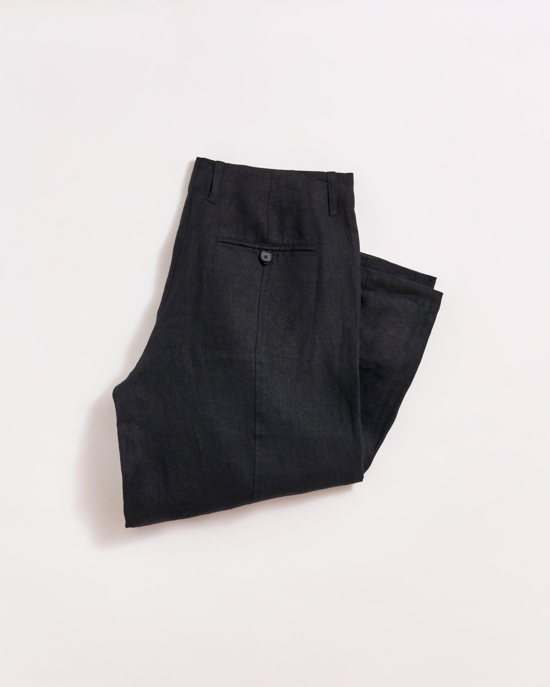 Linen Barrel Pant -  Product Image