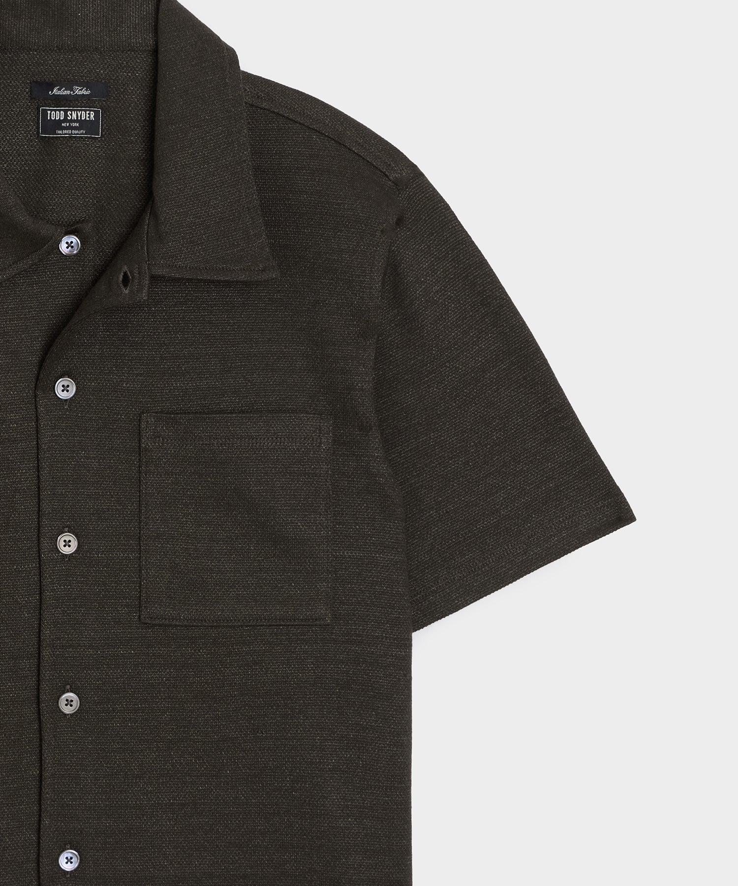 Italian Linen-Cotton Knit Shirt Product Image