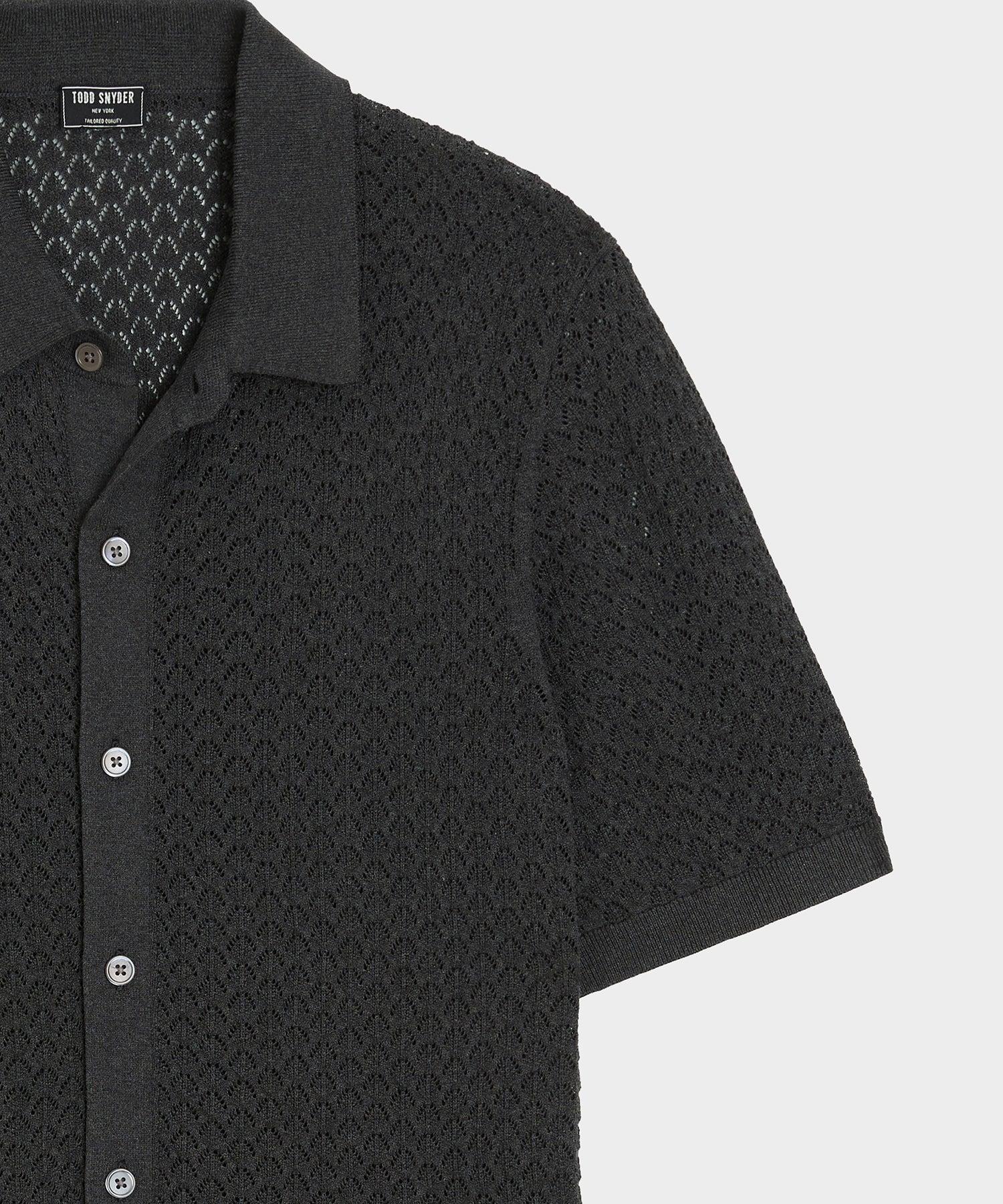 Silk-Cotton Sweater Polo Product Image