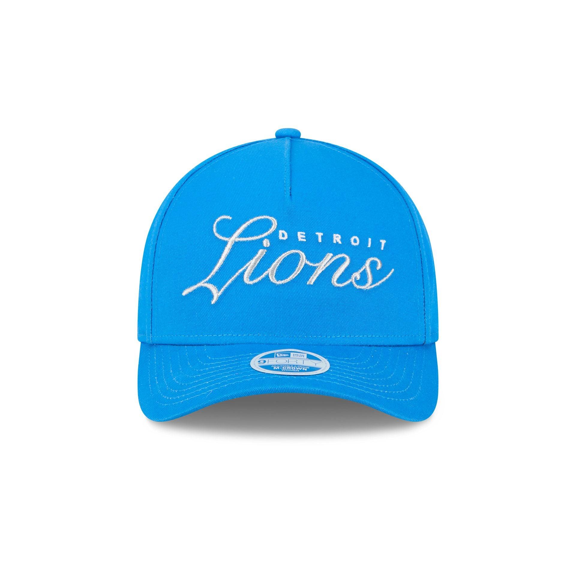 Detroit Lions Metallic Women's 9FORTY M-Crown A-Frame Snapback Hat Female Product Image