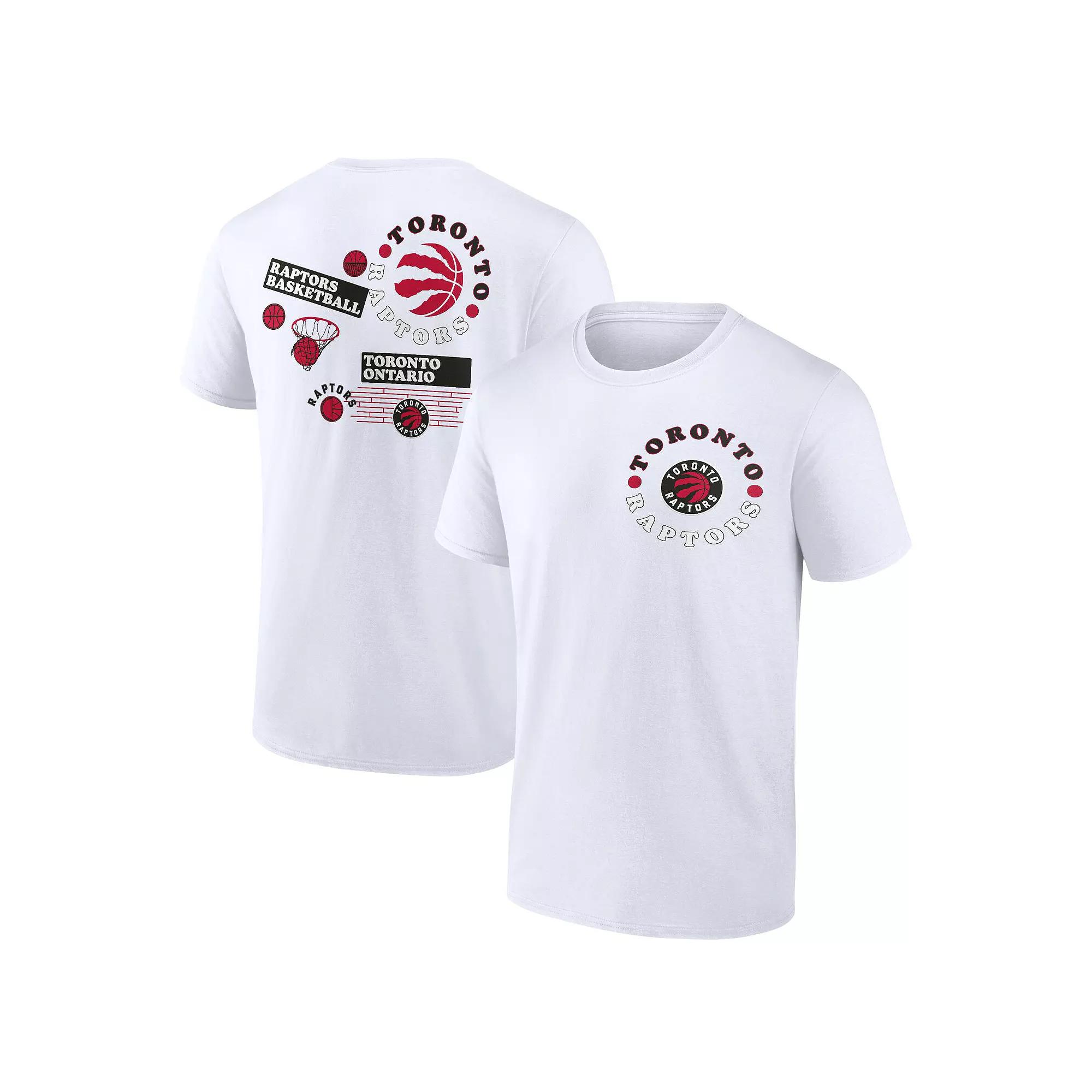 Men's Fanatics Branded White Toronto Raptors Street Collective T-Shirt,  Product Image