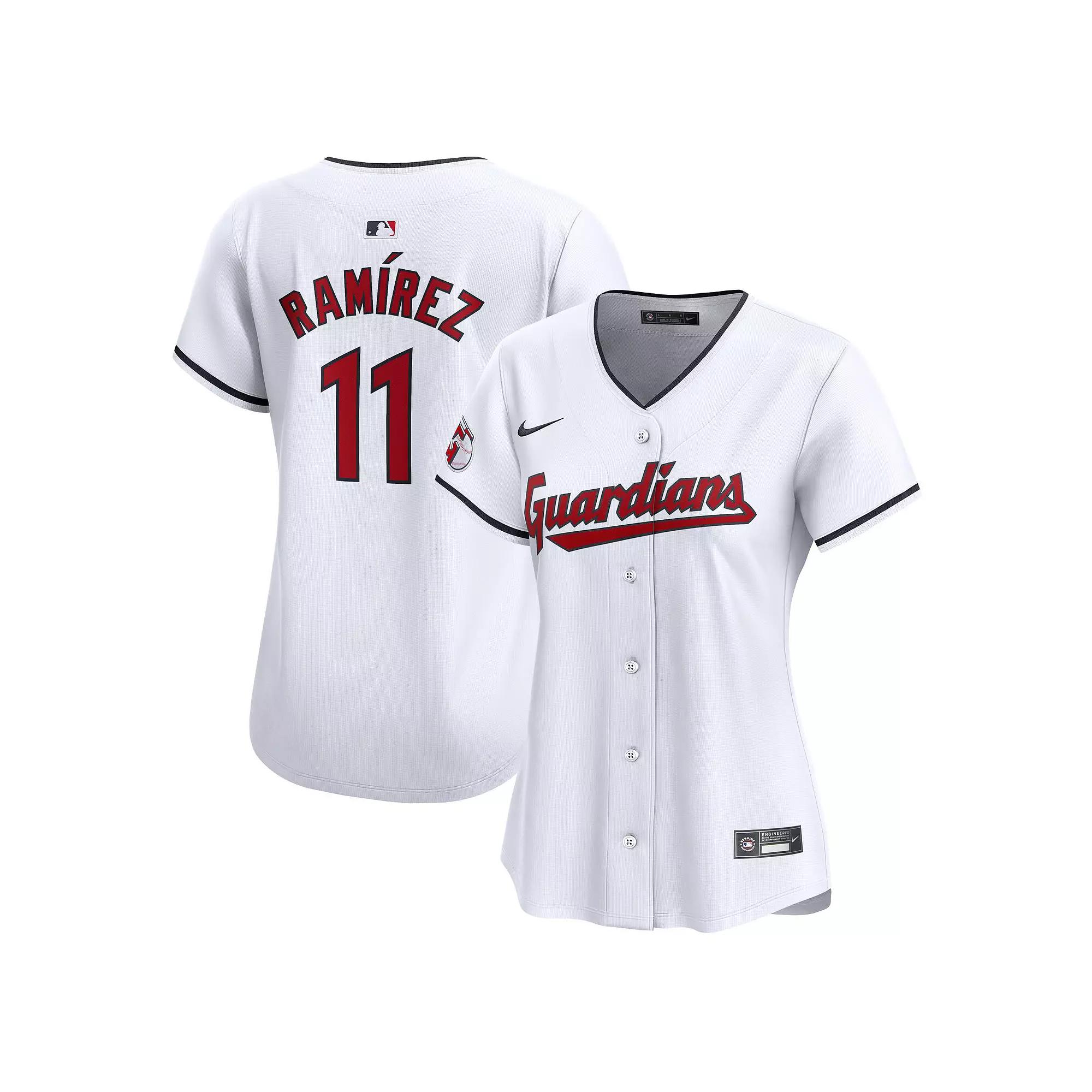 Women's Nike Jose Ramirez White Cleveland Guardians Home Limited Player Jersey,  Product Image
