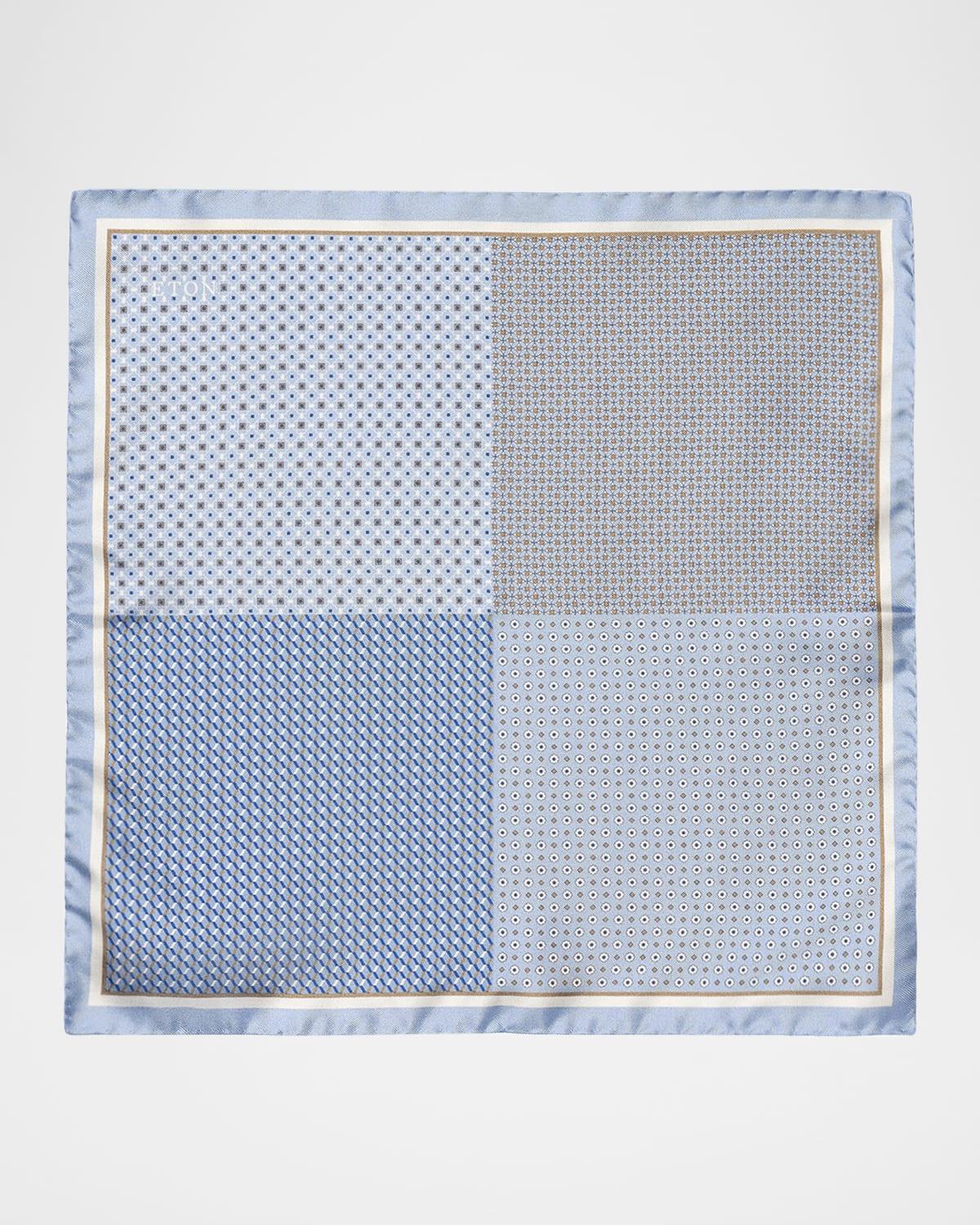 Mens Four-Side Silk Pocket Square Product Image