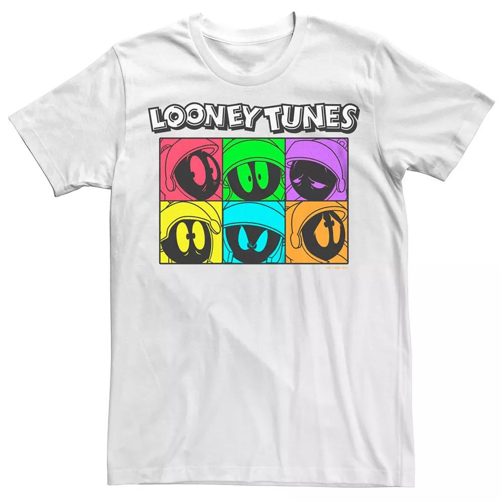 Big & Tall Looney Tunes Marvin The Martian Emotion Boxes Graphic Tee, Men's,  Product Image