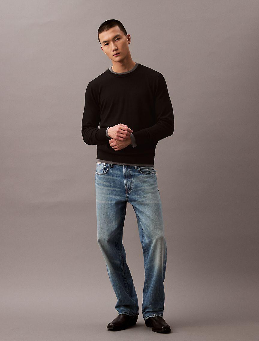Extra Fine Merino Blend Crewneck Sweater Product Image