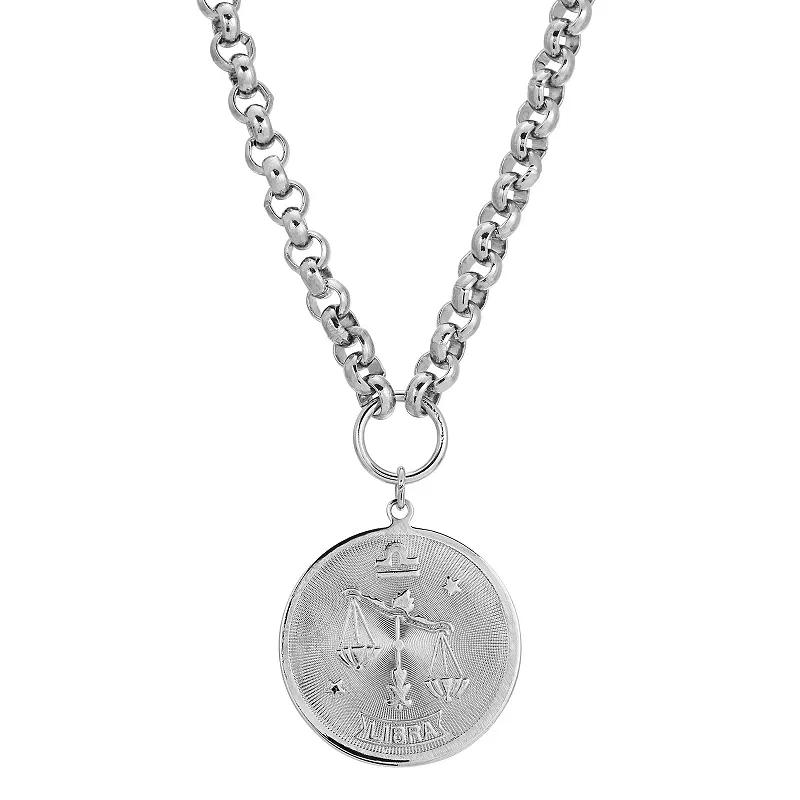 1928 Round Sagitarius Pendant Necklace, Womens, November Product Image
