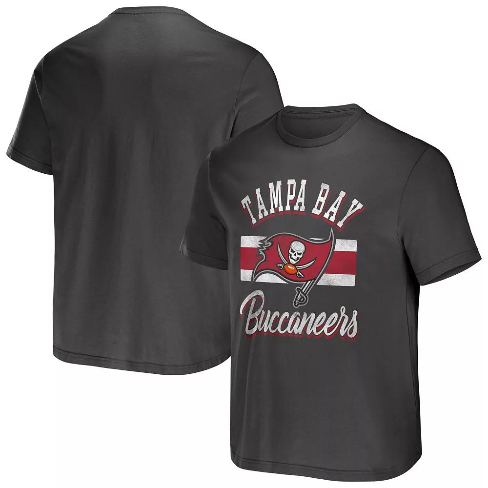 Men's NFL x Darius Rucker Collection by Fanatics Pewter Tampa Bay Buccaneers T-Shirt, Size: XL, Charco Product Image