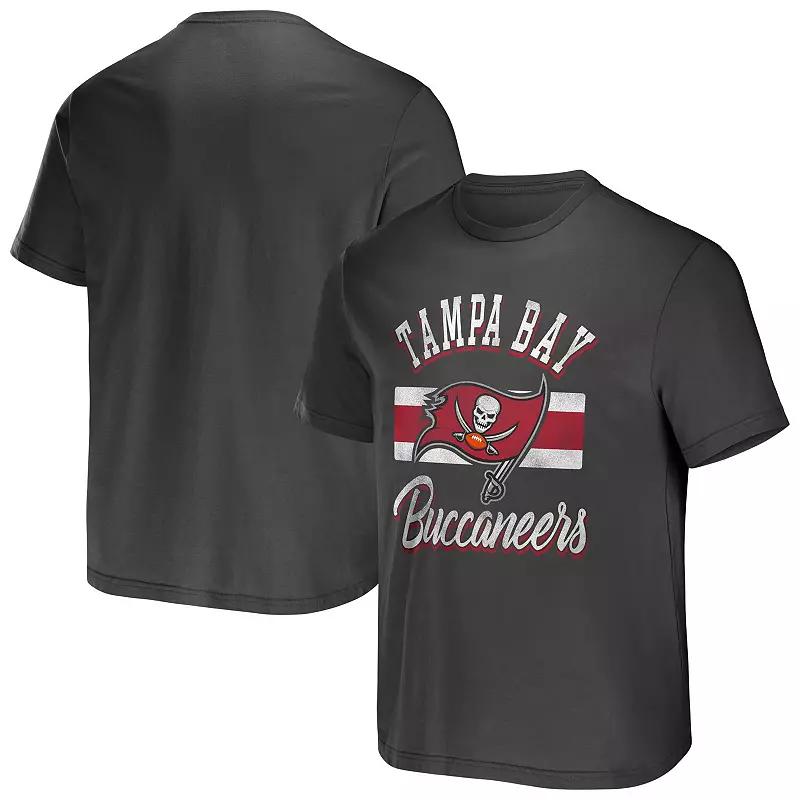 Men's NFL x Darius Rucker Collection by Fanatics Pewter Tampa Bay Buccaneers T-Shirt, Size: XL, Charco Product Image