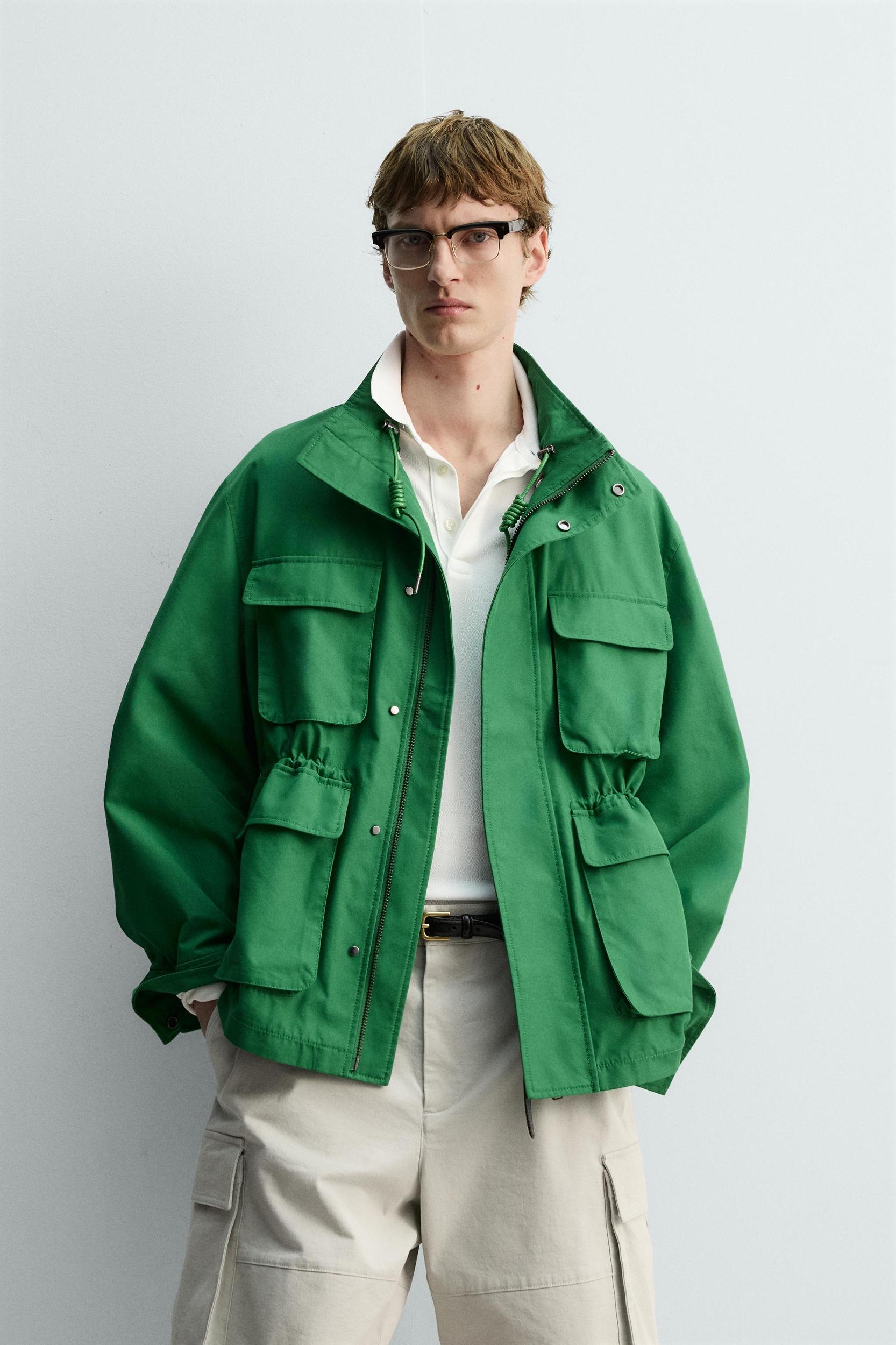 RELAXED FIT POCKET JACKET Product Image